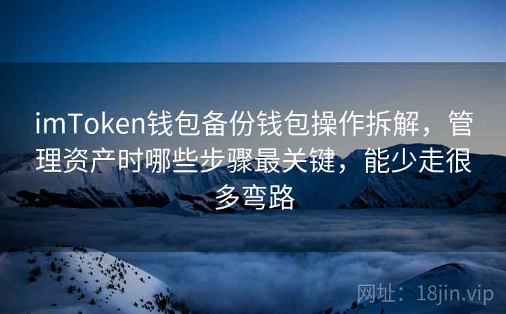imToken钱包备份钱包操作拆解，管理资产时哪些步骤最关键，能少走很多弯路